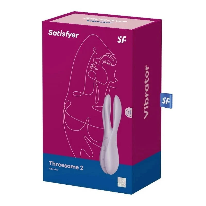 Satisfyer Threesome 2 Layon 12 Functions Clitoral Massager Masturbators and Strokers