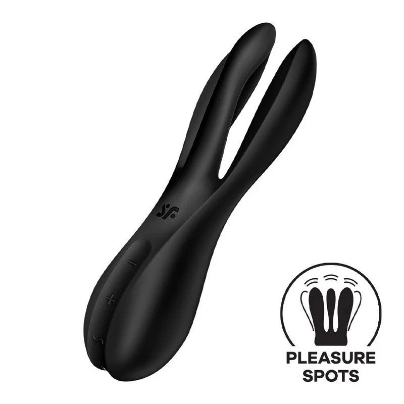 Satisfyer Threesome 2 Layon 12 Functions Clitoral Massager Masturbators and Strokers