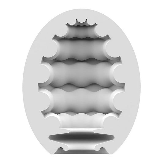 Satisfyer Riffle Mens Pleasure Masturbator Egg - Masturbators and Strokers