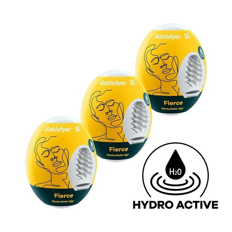 Satisfyer Fierce 3 Pack Male Masturbator Eggs Masturbators and Strokers