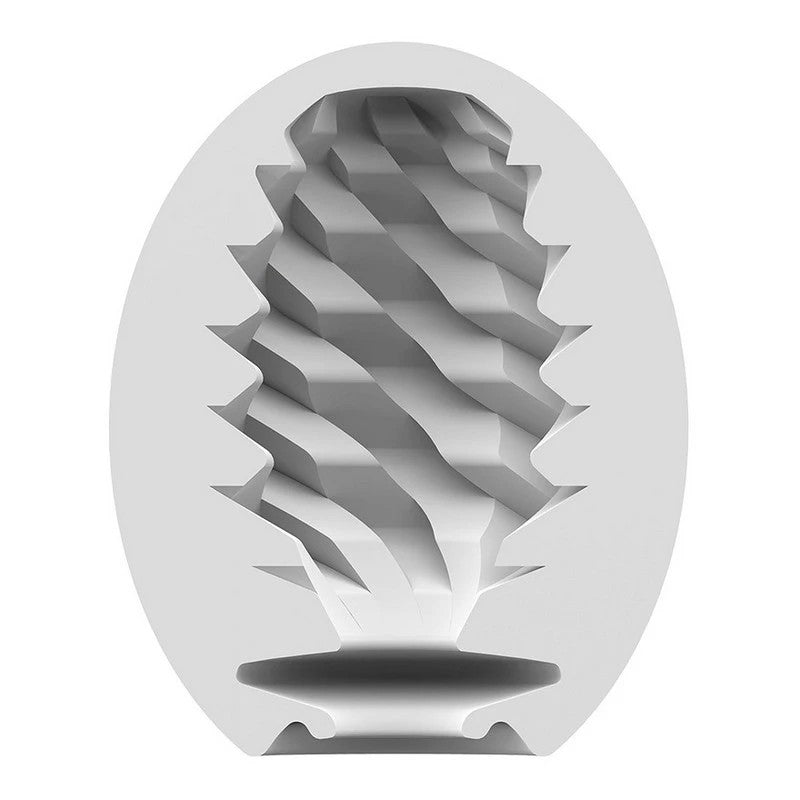 Satisfyer Fierce Travel Friendly Male Masturbator Egg Masturbators and Strokers