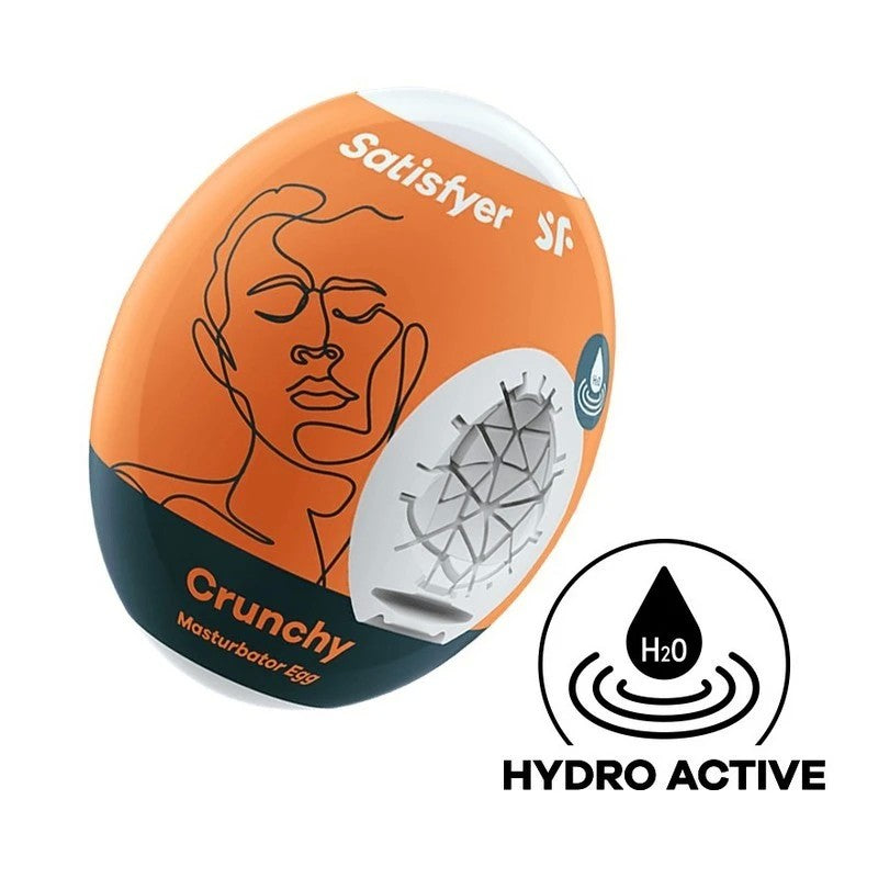 Satisfyer Crunchy Male Masturbator Egg Masturbators and Strokers