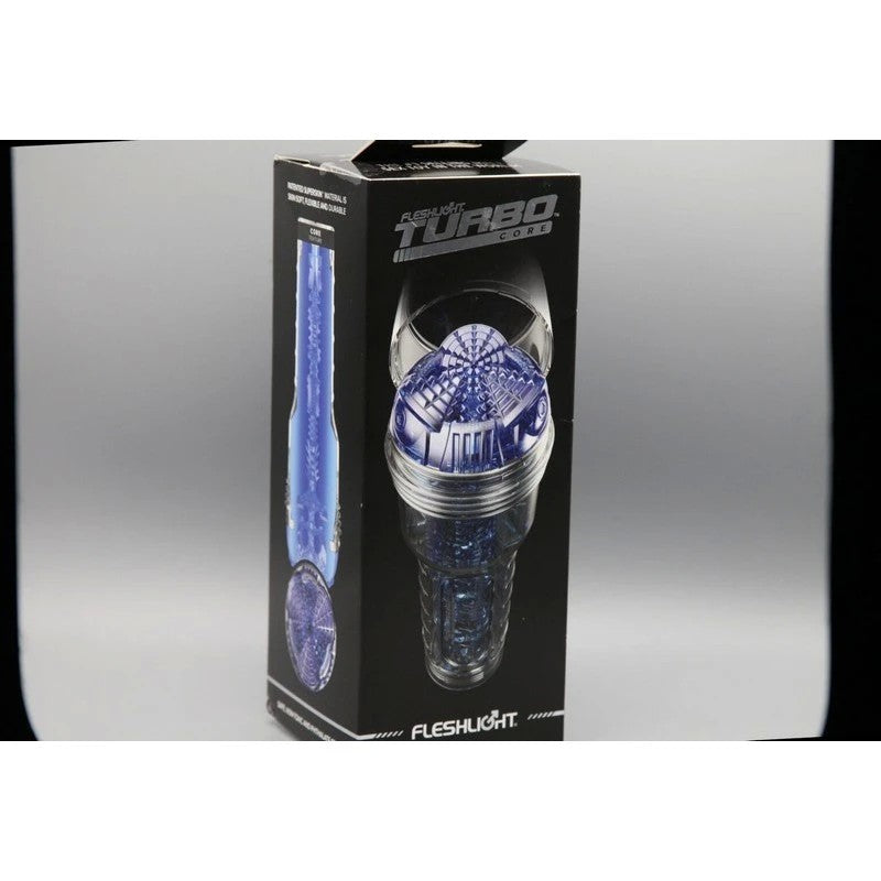 Fleshlight Turbo Core Male Masturbator Blue Ice Masturbators and Strokers