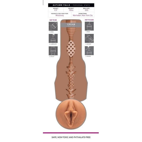 Fleshlight Girls Autumn Falls Realistic Mens Masturbator Device - Realistic Butts And Vaginas