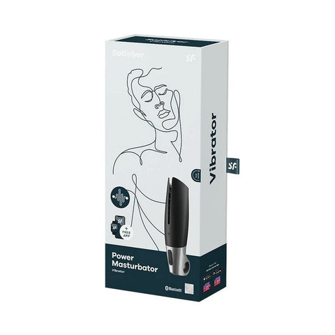 Satisfyer Power App Controlled Male Masturbator - Masturbators and Strokers