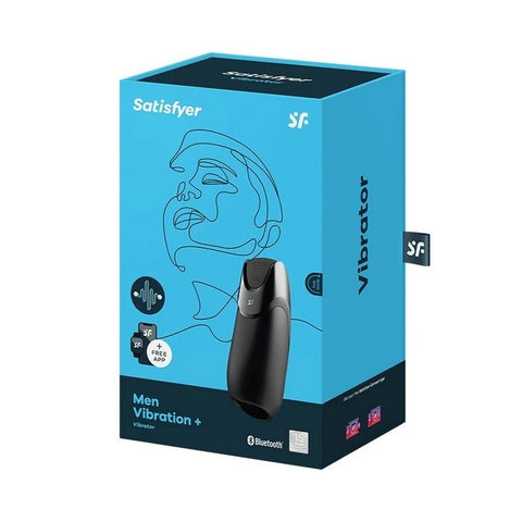 Satisfyer Men Vibration + App Controlled Male Stroker - Masturbators and Strokers