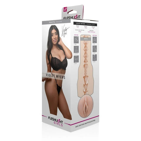 Fleshlight Girls Violet Myers Waifu Realistic Pleasure Male Stroker - Fleshlight Male Masturbators