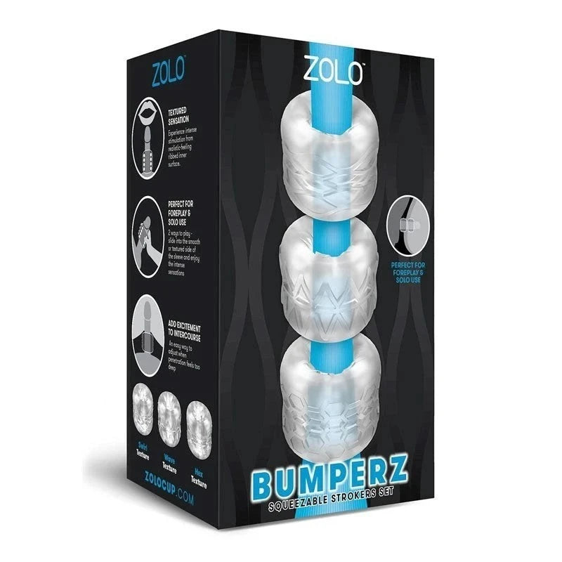 Zolo Bumperz - Dual-Sided Strokers for Unparalleled Satisfaction Masturbators and Strokers