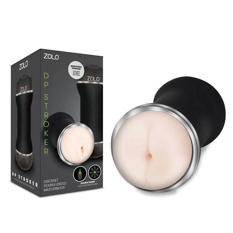 Zolo Dual Pleasure Stroker - Discreet Textured Delight - Masturbators and Strokers