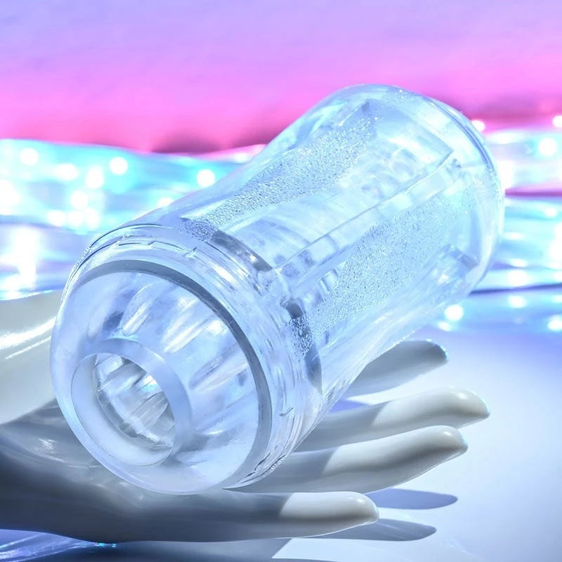 Gender X's Dual-Ended Vibrating Transparent Massager Masturbators and Strokers