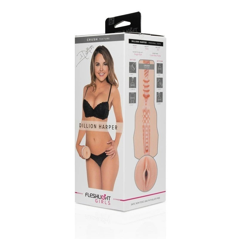 Fleshlight Girls Dillion Harper Crush Realistic Male Stroker Realistic Butts And Vaginas