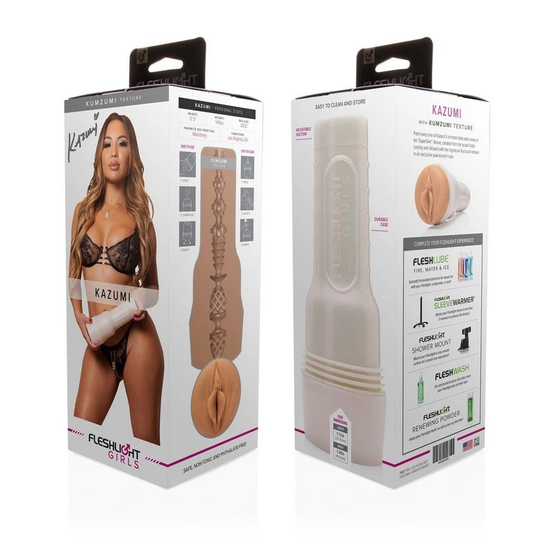 Fleshlight Girls Kazumi Kumzumi Realistic Vagina Mens Stroker Realistic Butts And Vaginas