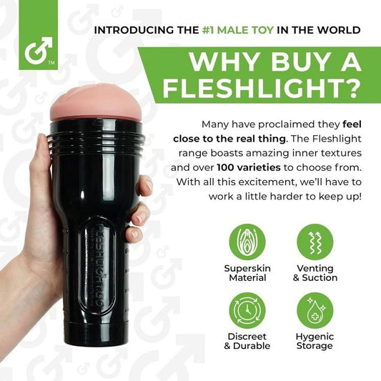 Fleshlight Quickshot Stoya Lady and Butt Male Masturbator - Fleshlight Male Masturbators