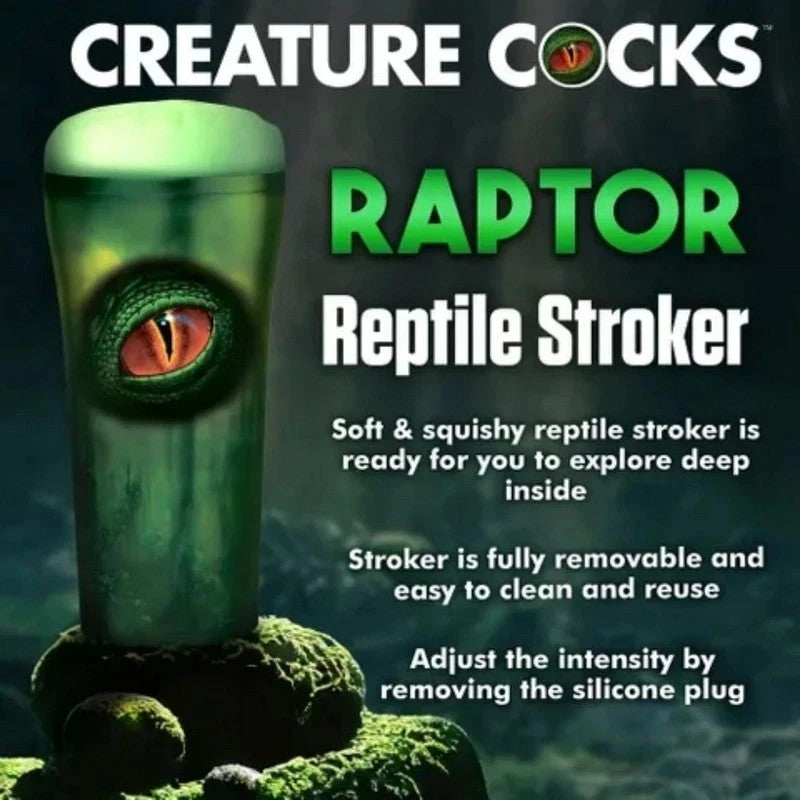 Creature Cocks Raptor Reptile Pleasure Stroker Masturbators and Strokers