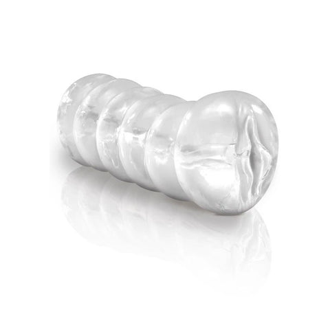 Pipedream Extreme Clear-Leader Snatch Mens Masturbator - Masturbators and Strokers