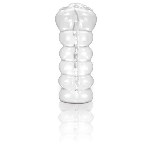Pipedream Extreme Clear-Leader Snatch Mens Masturbator - Masturbators and Strokers