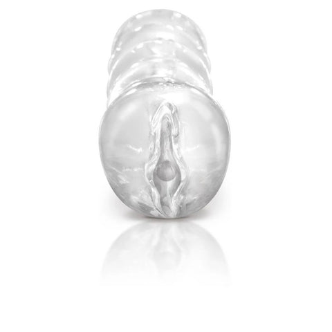 Pipedream Extreme Clear-Leader Snatch Mens Masturbator - Masturbators and Strokers