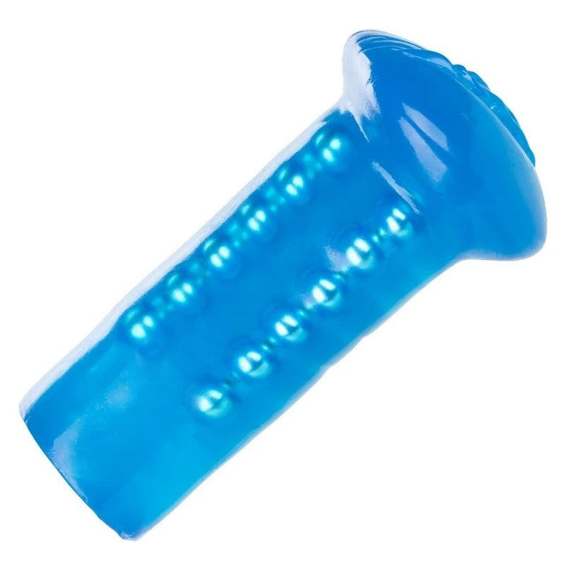 Basic Essentials Beaded Male Pleasure Masturbator - Masturbators and Strokers