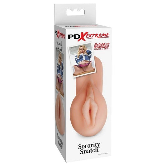 Pipedream Extreme See-Thru Sorority Snatch Male Stroker - Masturbators and Strokers