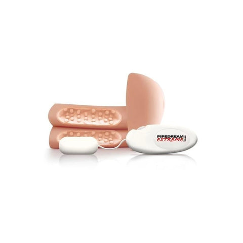 Pipedream Extreme Vibrating D.P. Fuck Slut Male Stroker - Masturbators and Strokers