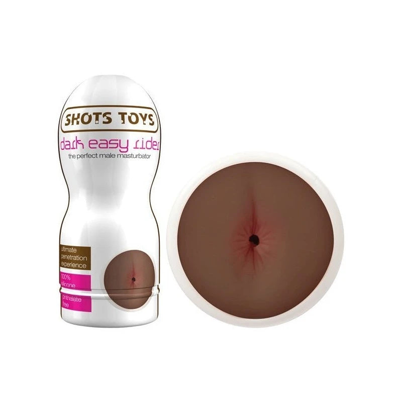 Shots Toys Dark Easy Rider Anal Masturbators and Strokers