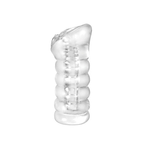 Pipedream Extreme Ribbed See-Thru Male Stroker - Masturbators and Strokers