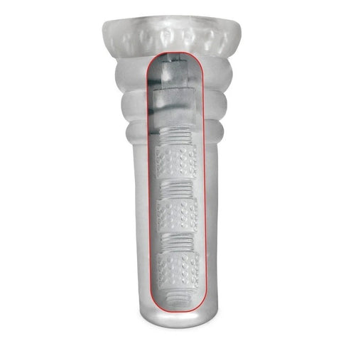 Pipedream Extreme HEAD-Master Snatch Male Stroker - Masturbators and Strokers