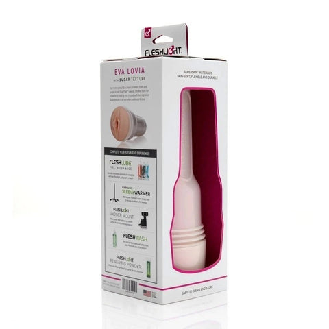 Fleshlight Girl Eva Lovia Realistic Mens Stroker Sleeve - Realistic Butts And Vaginas