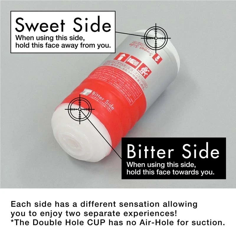 Tenga Double Hole Cup Ultra Size Male Masturbator Masturbators and Strokers