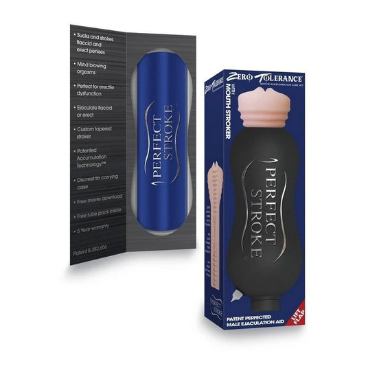 Zero Tolerance Perfect Stroke Realistic Mouth Stroker - Masturbators and Strokers