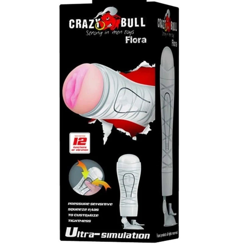 Crazy Bull Flora - Customizable Intimacy, Hands-Free Fun Fleshlight Male Masturbators