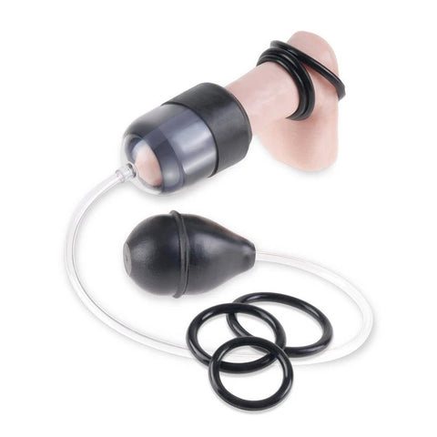 PIpedream Fetish Fantasy Suck N Stroke Penis Head Pump - Masturbators and Strokers