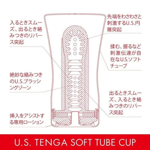 Tenga U.S. Soft Tube Cup Mens Masturbator - Masturbators and Strokers