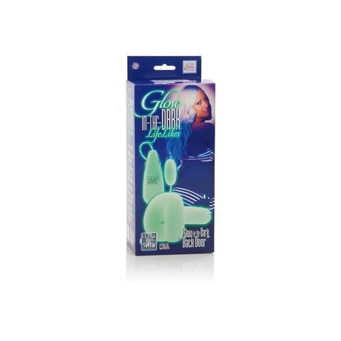 CalExotics Glow-in-the-Dark Life Like Back Door Stroker - Masturbators and Strokers