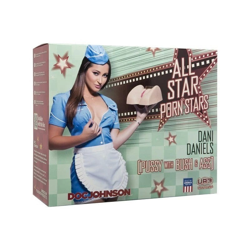 Doc Johnson Dani Daniels Pussy with Bush and Ass Realistic Butts And Vaginas