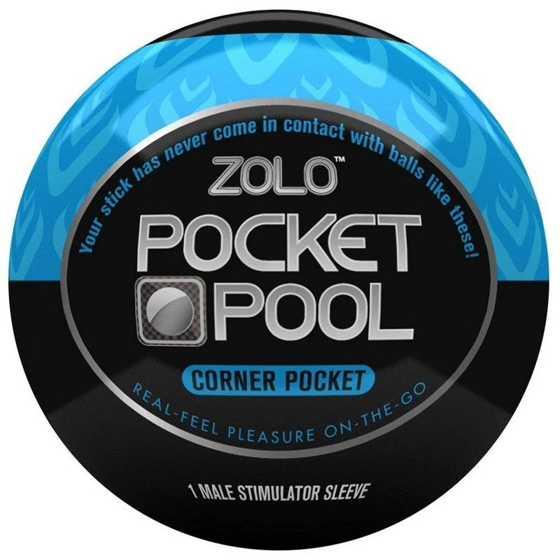 Zolo Pocket Pool Single Corner Pocket Masturbators and Strokers