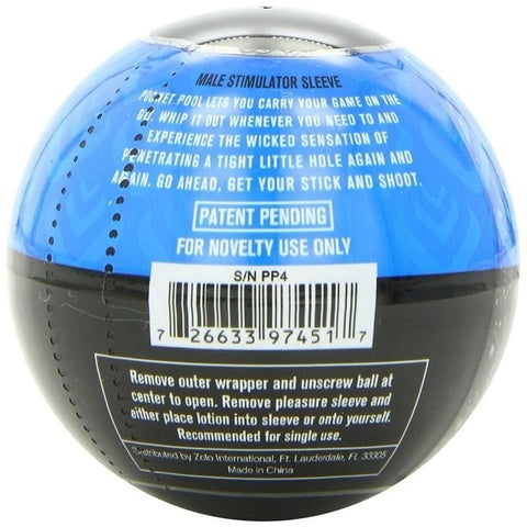 Zolo Pocket Pool Single Corner Pocket - Masturbators and Strokers