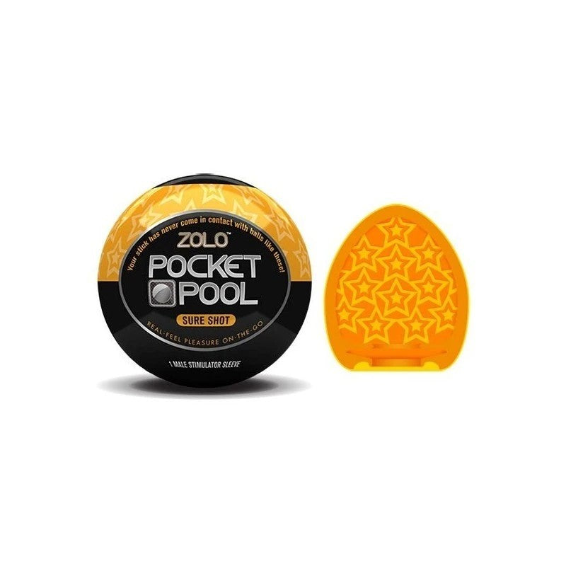 Zolo Pocket Pool Single Sure Shot Masturbators and Strokers