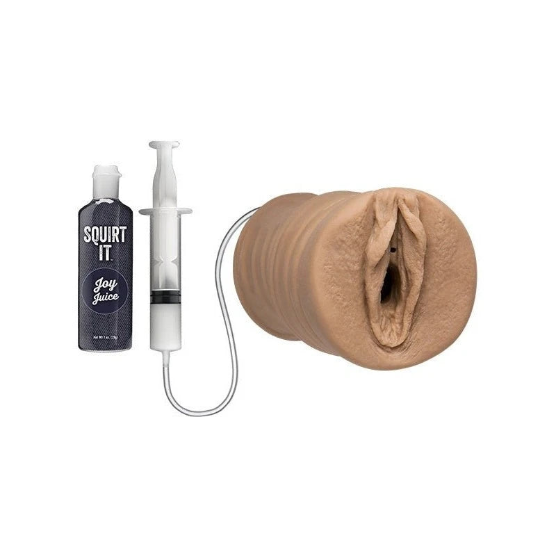 Doc Johnson Squirt It Squirting Realistic Pussy Stroker Masturbators and Strokers