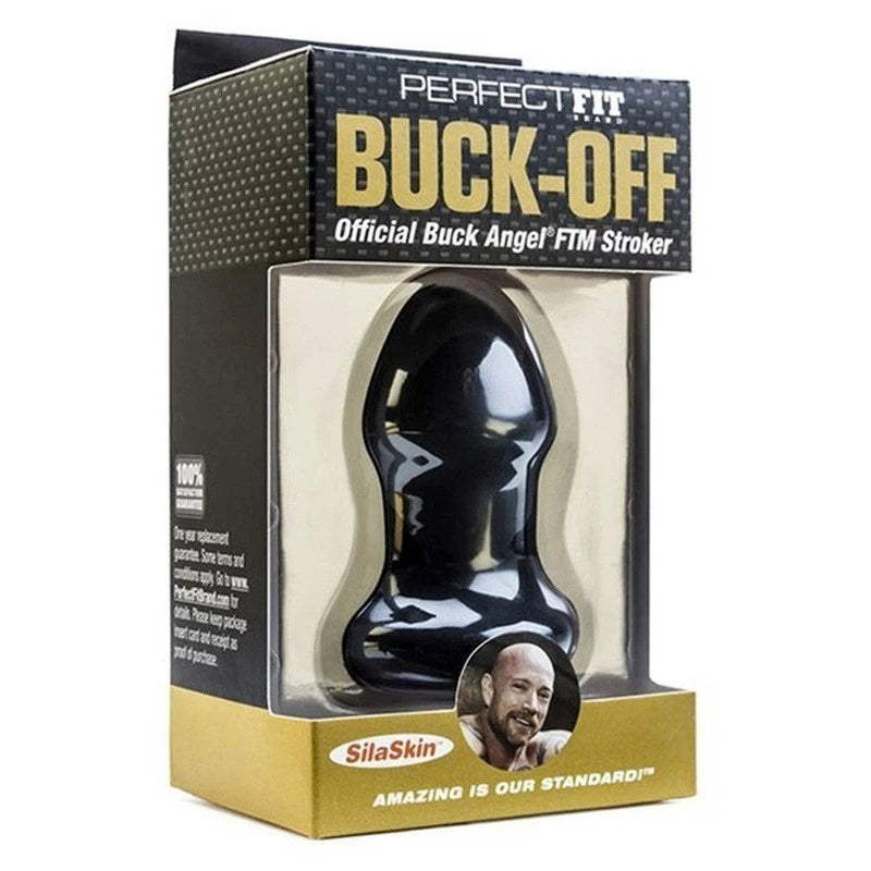 Perfect Fit Buck Off Buck Angel FTM Stroker Black Masturbators and Strokers
