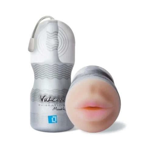 Vulcan Love Skin Masturbator Ripe Mouth + Vibe - Masturbators and Strokers