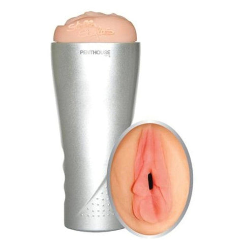 Penthouse Deluxe Vibrating Cyberskin Stroker Stella Styles - Realistic Butts And Vaginas