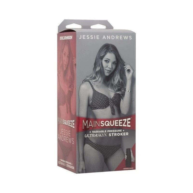 Main Squeeze Jessie Andrews Realistic Pussy Vanilla Masturbators and Strokers