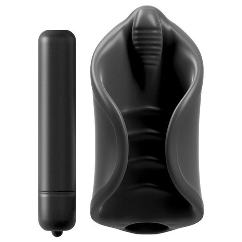 PDX Elite Vibrating Silicone Male Stimulator - Masturbators and Strokers
