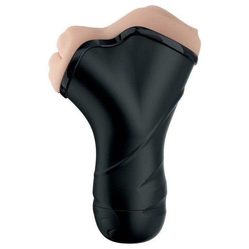 PDX Elite Double Penetration Vibrating Male Stroker Masturbators and Strokers