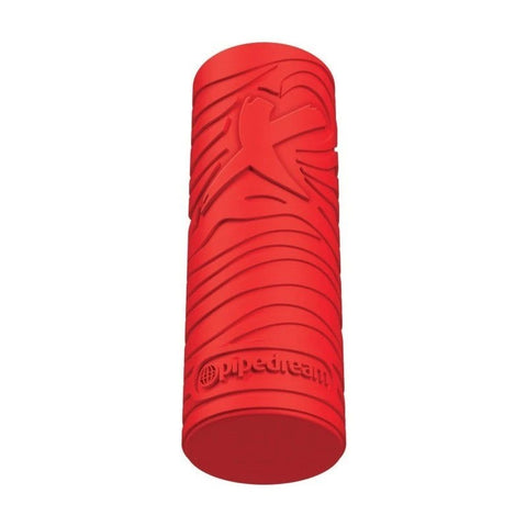PDX Elite EZ Grip Squeezable Male Stroker Red - Masturbators and Strokers