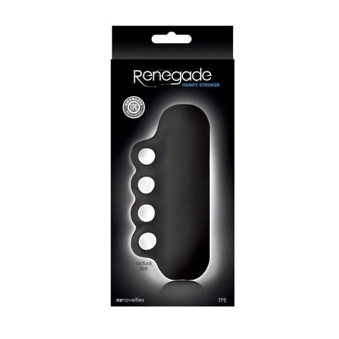 Renegade Handy Stroker Black - Masturbators and Strokers