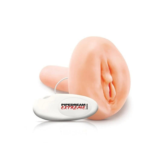 Pipedream Extreme Vibrating Freshman Fuckhole Stroker - Masturbators and Strokers