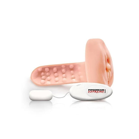 Pipedream Extreme Vibrating Freshman Fuckhole Stroker - Masturbators and Strokers