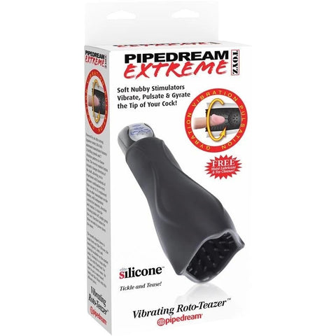 Pipedream Extreme Vibrating Roto-Teazer Mens Masturbator - Masturbators and Strokers